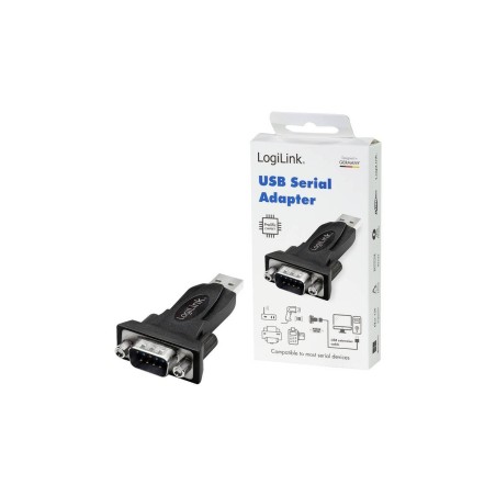 LogiLink USB 2.0 Serial Adapter - Reliable Connectivity for Your Devices (4052792067682)